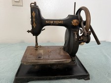 VTG New Home Midget Hand Crank Sewing Machine picture