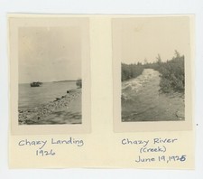 Vintage Photo Set On Paper ADKS Chazy Landing Ferry River Creek Chazy NY 1925/6 picture