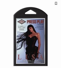 Lot Of 2 ESCO Lisa Blackpink Trading Cards Sleeve Hanger Packs Sealed Pre Order picture