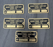 VINTAGE JOHNSTOWN SANITARY DAIRY CO. MILK TAGS JOHNSTOWN, PA. picture