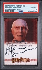 ArtBox 2007 Harry Potter 3D Richard Bremmer Autograph Voldemort PSA 179035698 picture