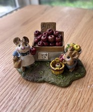 Wee Forest Folk Mouse M-187 “Adam’s Apple” Signed AP 1992 picture