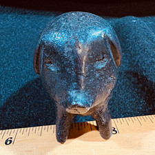 Primitive Cast Iron Pig. Heavy picture
