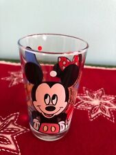 Disney Mickey Minnie Mouse Donald Duck Glass Tumbler 5.5