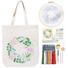 Canvas Tote Bag Embroidery Kit with Pattern for Beginners, Arts and DIY Embro... picture