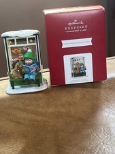 Hallmark 2021 Christmas Window Comic Book Store Ornament KOC Exclusive NIB #19 picture