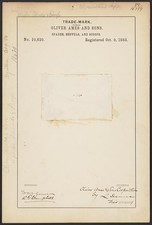 Oliver Ames and Sons 1883 Trademark Registration OK Brand Spades Shovels Scoops picture