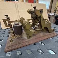 Antique Charles Williams Jr Weight Driven Telegraph Register Boston Signed picture
