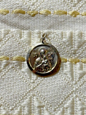 Virgin of the Passion Orthodox Theotokos and Christ Stainless Steel Pendant Icon picture