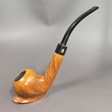 GBD Unique A5 Smooth Estate Briar Pipe, Repaired Stem / Bitten Through picture