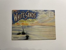 The Great White Sands New Mexico Fold Out Postcard Book picture
