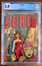 Eerie #15 CGC 3.0 - BONDAGE PROCESSION - 1954 Avon Comics picture
