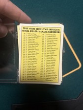 Card Set 1992 Complete set of 110 T R U E C R I M E picture