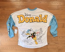 Disney Donald Duck Spirit Jersey Blue White NWT Size Medium picture