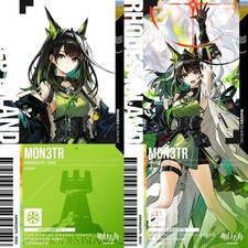 2Pcs Hot Game Arknights Mon3Tr Acrylic Pass Card Pendant Decorative Gifts picture