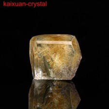 59Ct 100% Natural Rutile Flowers & Phantom Quartz Crystal Pendant Polished --211 picture