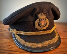 Authentic Vintage BRITISH AIRWAYS FLIGHT CREW CAPTAIN'S CAP  ~ B.A. picture