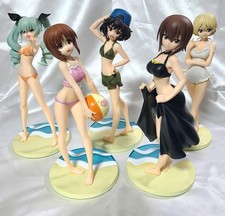 Girls und Panzer figure set of 5 Miho Maho Yuugaya Japan SEGA hobby toy m711 picture