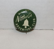 Member National's Adventure Club Pinback Button picture