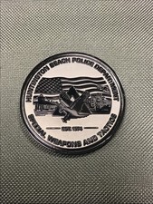 RARE Huntington Beach Police Department SWAT Team Challenge Coin New 1-2AA picture