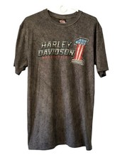 Ozark MO Harley Davidson Shirt Men Large Smokey Short Sleeve #1 Motorcycle picture