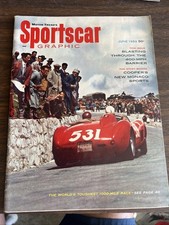 VINTAGE SPORTS CAR GRAPHIC MAGAZINE JUNE 1959  MODELS picture