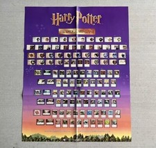 Vtg Harry potter Collectible Card Game TCG Trading Poster Promo RAR HTF 2001 picture