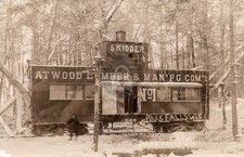 Park Falls WI Wisconsin Atwood Lumber & Mfg Co RPPC Photo Postcard COPY picture
