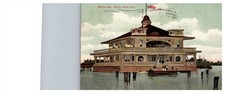 Mobile Yacht Club Boat Wrap Around Deck Mobile AL C1910s Postcard AG20 picture