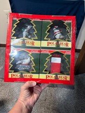Vtg 1990’s Coca-Cola Christmas polar bear cub collection ornaments Lot of 4 NIB picture