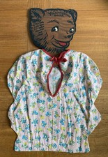 Vintage Yellowstone National Park Souvenir hanging Bear lingerie bag Wood picture