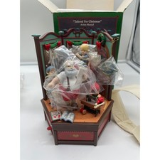 Enesco Tailored For Christmas Action Musical Santa Workshop 1992 Lustre Fame picture