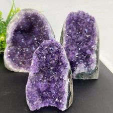 Natural Crystal Cluster Amethyst Stone Geode Raw Quartz Minerals Real Spiritual picture