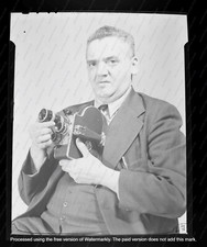 C1947 NEGATIVE WEEGEE ORIGINAL SELF VERY RARE  VINTAGE picture