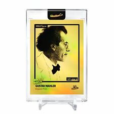 GUSTAV MAHLER Drypoint Print Card 2023 GleeBeeCo #GSDR-G Encased Holo GOLD 1/1 picture