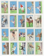 1934 GALLAHER CHAMPIONS 1ST SERIES 48 DIFFERENT TOBACCO CARD SET picture