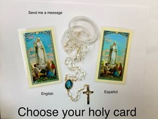Rosary To Our Lady Of Fatima Natural Beads Crystal, Rosario A Virgen De Fatima picture
