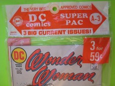 Scarce DC Comics Super Pac A-3, Uncirculated, WONDER WOMAN 205, B&B 106, PHANTOM picture