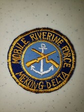 K1013 US Army Vietnam Mobile Riverine Force Beret Flash Mekong Delta L1A picture