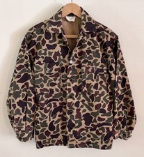 Vintage Vietnam ARVN Beo Gam Duck Camo Shirt Jacket CIDG USSF A-M Metal Button picture