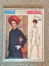 Vintage Vogue Paris Original Balmain #2047 Size 14 late 1960's picture