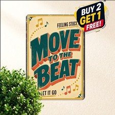 When In Doubt Dance Fun Poster Retro Dancer Lounge Studio Metal Tin Sign picture