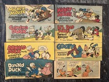 Disney Vintage 1950s 8 Comic Strips Wheaties Mickey Mouse Donald Duck Set A  picture