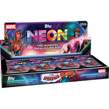 2026 Topps Marvel Neon Factory Sealed Hobby Box picture