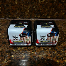 WOW Stuff WWE Mini Mayhem Title Belt Set 2 Pack with Display Case picture