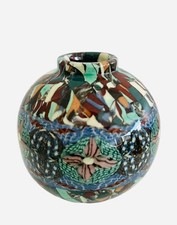 Superb Signed Jean Gerbino Tactile vase, mosaic pattern. 1960's Vallauris picture