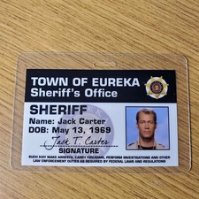 Eureka TV Series ID Badge - Sheriff Jack Carter  cosplay prop costume picture