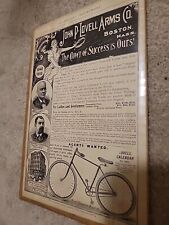 1891 John P Lovell Arms Co AD + TRADE  Champion Shot Gun Diamond Cycles picture
