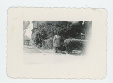 Vintage Photo Beautiful African American Young Lady Dress Pretty Home 1950s picture