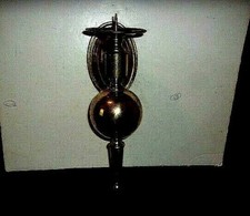 Vintage Unique Pillar Candleholder Solid Brass Standing Wall Mount Sconce 2